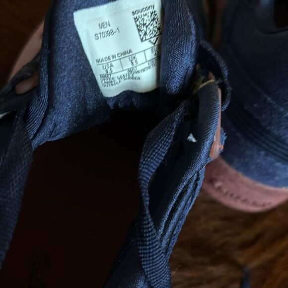 Rare Saucony Grid 8500 in Navy Salmon Size 8.5 : Néw No Box - Picture 7 of 8